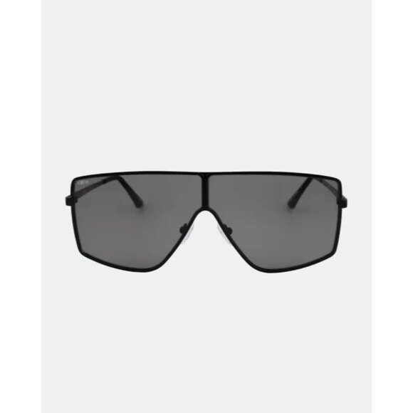 Otra Juno Sunglasses in Black & Smoke New Womens Aviator Sunnies main image 3